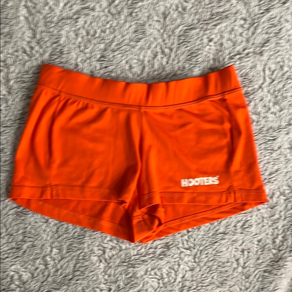 Hooters Vibrant Orange Athletic Shorts